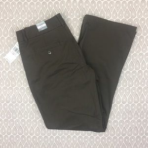 Dockers Favorite Fit Womens Brown Pants Size 6P G1